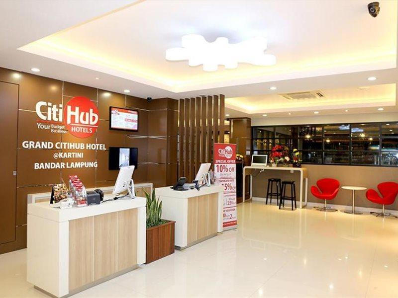 Grand Citihub Hotel @Kartini Bandar Lampung Eksteriør bilde